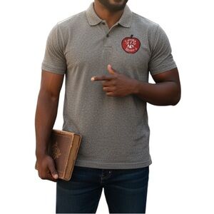 Universal Studios Dr. Seuss Cat in the Hat Teacher of all things Polo Shirt